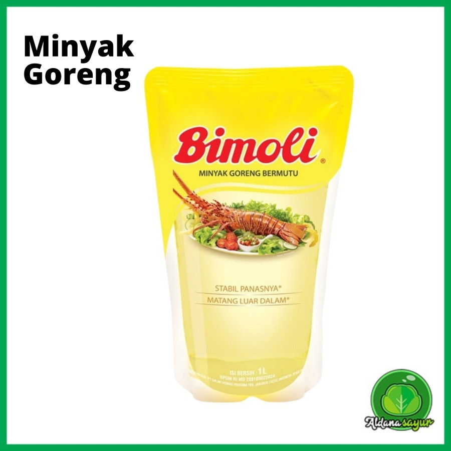 

Bimoli minyak goreng pouch 1L