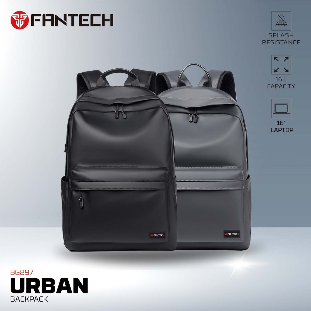 Fantech Tas Laptop Anti Air Slim Multifungsi up to 17 inch untuk kerja traveling BACKPACK URBAN BG89