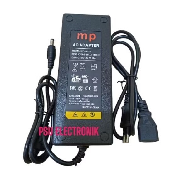 Adaptor 12V 10A Murah / Adaptor DC 12 Volt 10 Ampere Murah