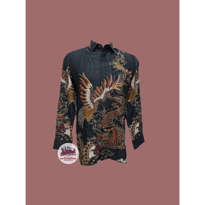 KEMEJA BATIK OWEN WAYNE (OW) SEMI SILK LENGAN PANJANG CASUAL RESMI DAN KONDANGAN