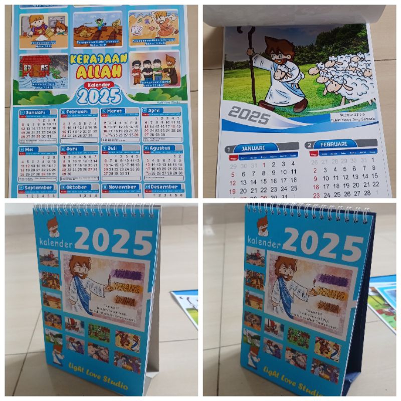 

Kalender Anak Kristen 2025 Yesus dan Kisah Alkitab Light Love Studio