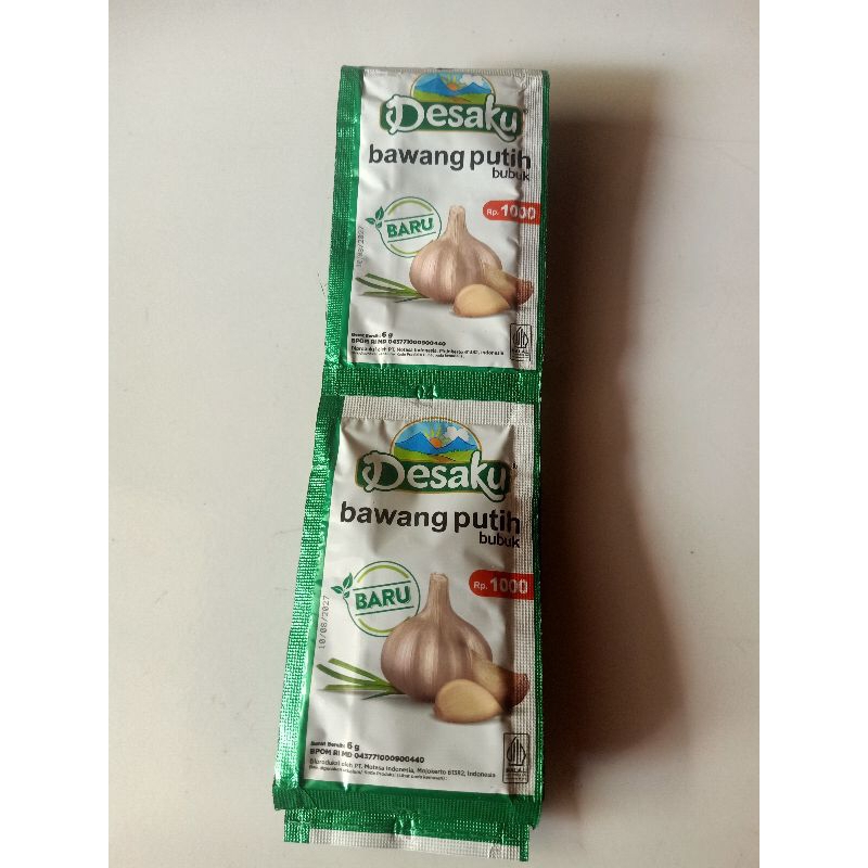 

Bawang putih bubuk 6g 12 sachet