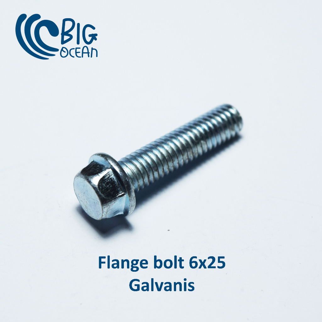 Flange bolt 6x25 kunci 8