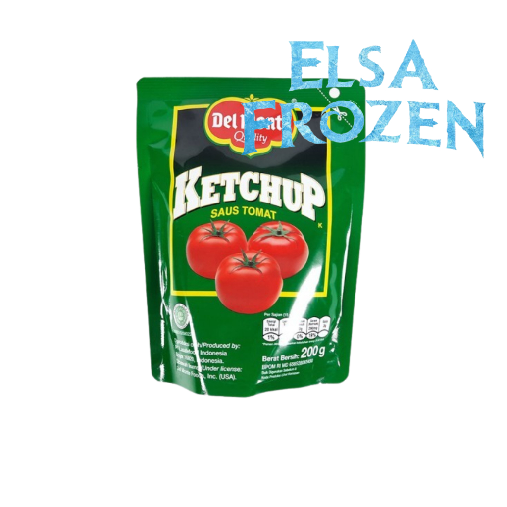 

DELMONTE TOMATO POUCH 200GR SAUS TOMAT