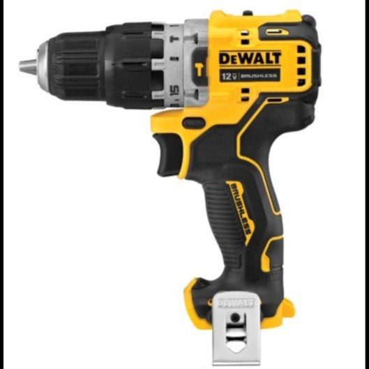 Dewalt Brushless Hammer Drill Driver / Bor Tembok Baterai 12V Max DCD706N-KR
