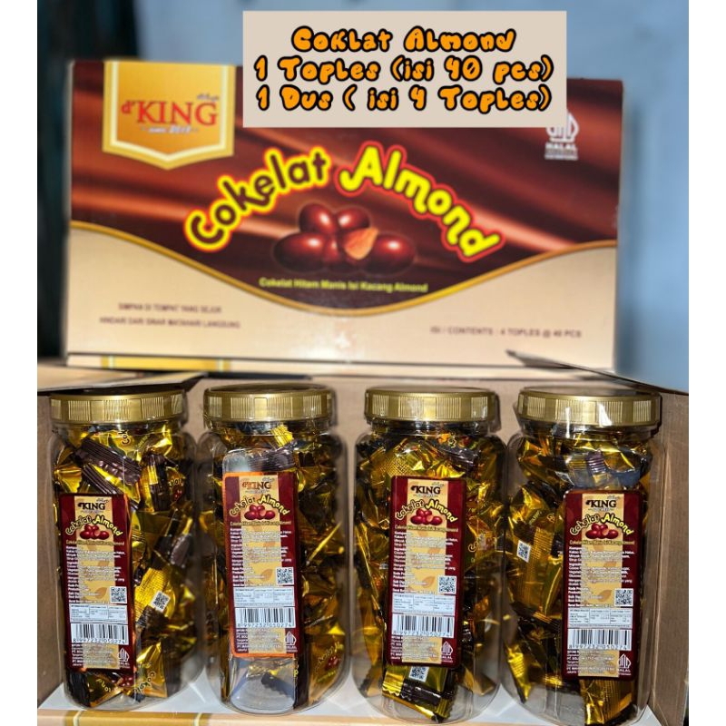 

COKLAT ALMOND ISI 40 PCS