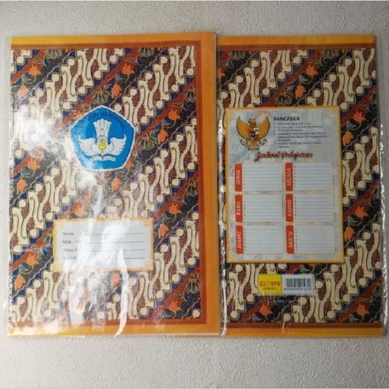 

Sampul buku batik BOXY / isi 20