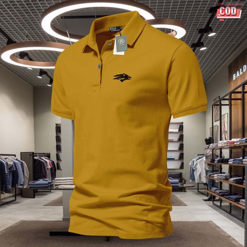 Buy COD .. Polo Shirt Pria / Kaos Polo Kerah Nevada Logo kiri Hitam / Baju Polo Berkerah Motif Pria 