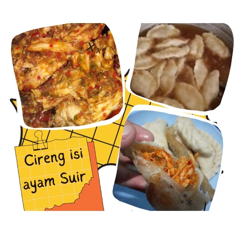 

cireng isi ayam Suir pedas Fanfiyya