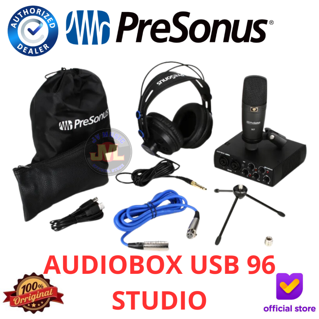 Presonus AudioBox USB 96 Studio Recording Pack Presonus Audiobox USB96 Paket