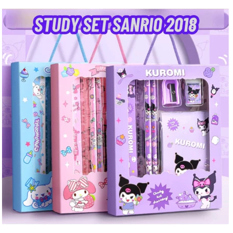 

STUDY SET Stationery Set SANRIO LABUBU 2018 SET ALAT TULIS SET PENSIL PULPEN KADO ANAK ULANG TAHUN