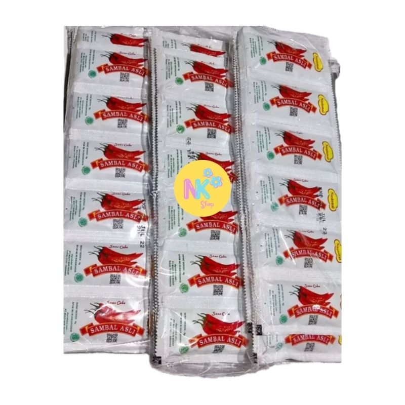 

Nasional Saos Sambal Stick 9gr - 1 pak isi 24pcs