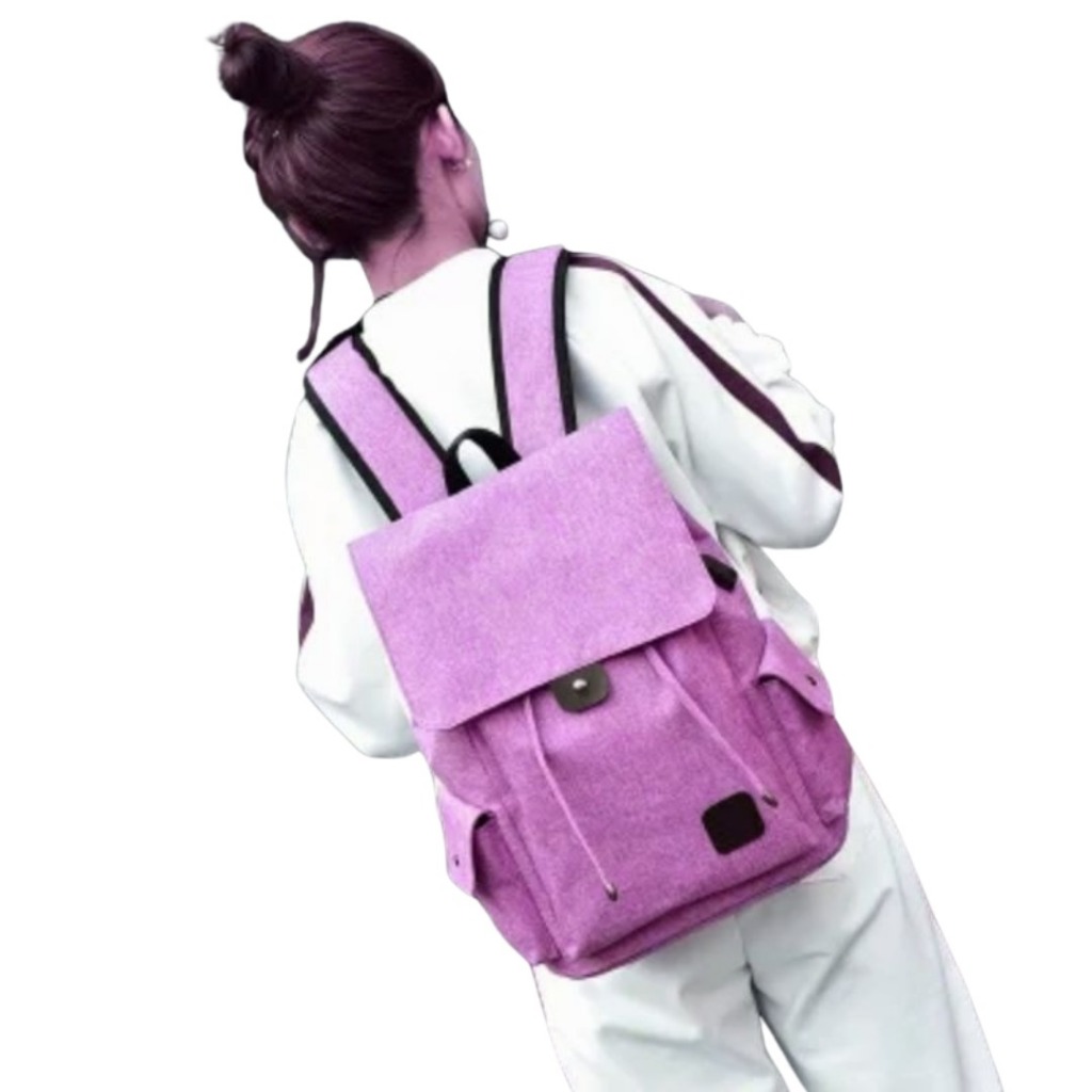 Tas Wanita Ransel Laptop Sekolah Kuliah Kerja Berkapasitas Besar