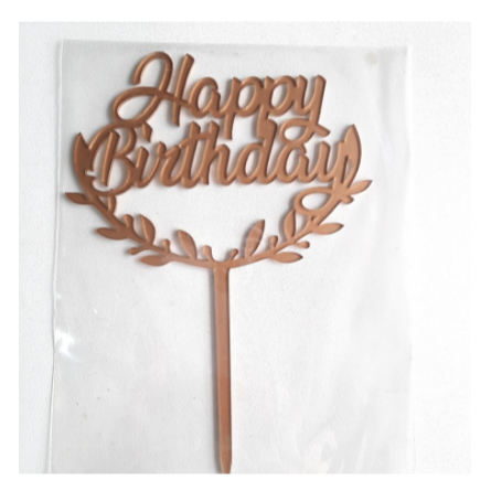 Cake Topper Decoration Ucapan Happy Birthday Bagus