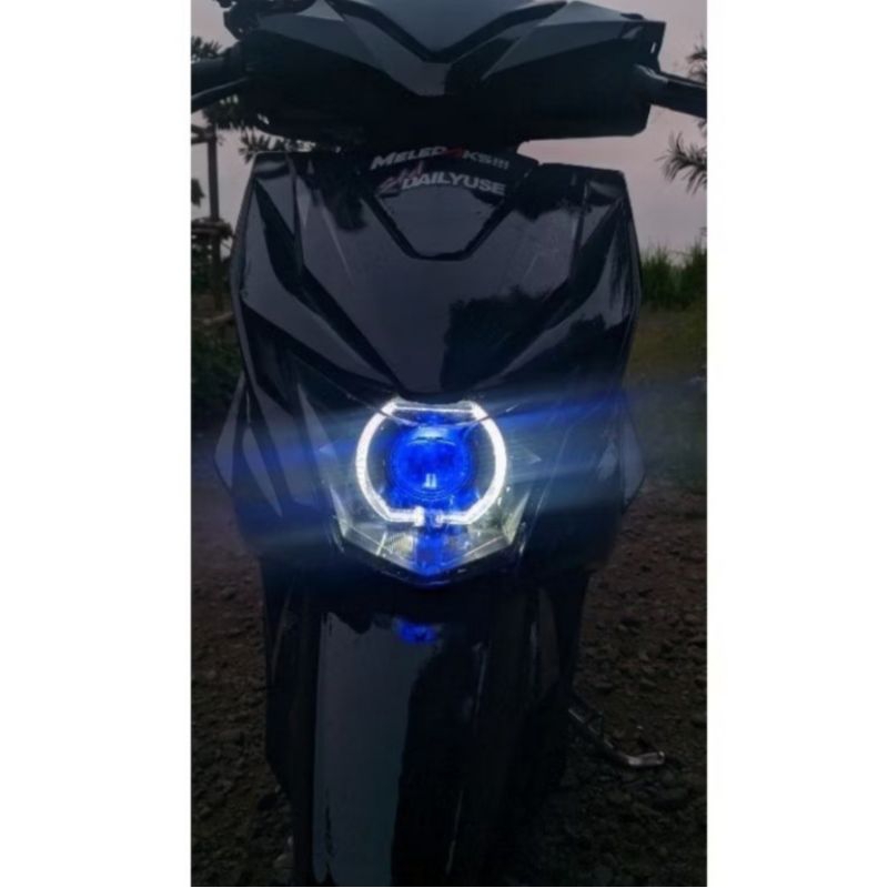REFLEKTOR LAMPU DEPAN BEAT ESP INJEKSI 2016 - 2019 CUSTOM BILED