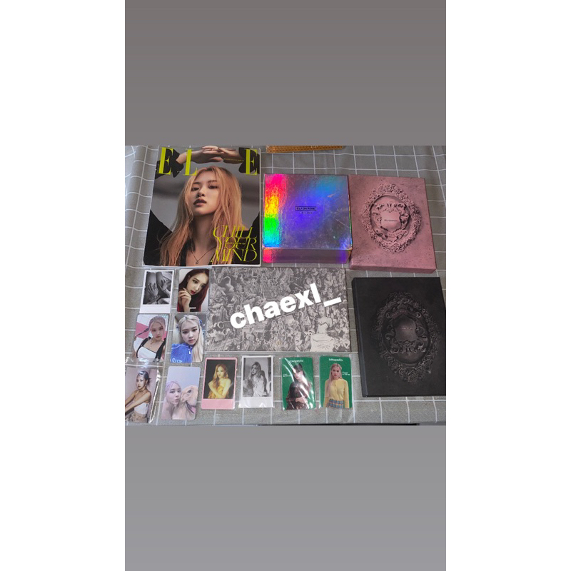 Preloved Album Majalah Photocard Blackpink Rose Jennie Lisa Jisoo