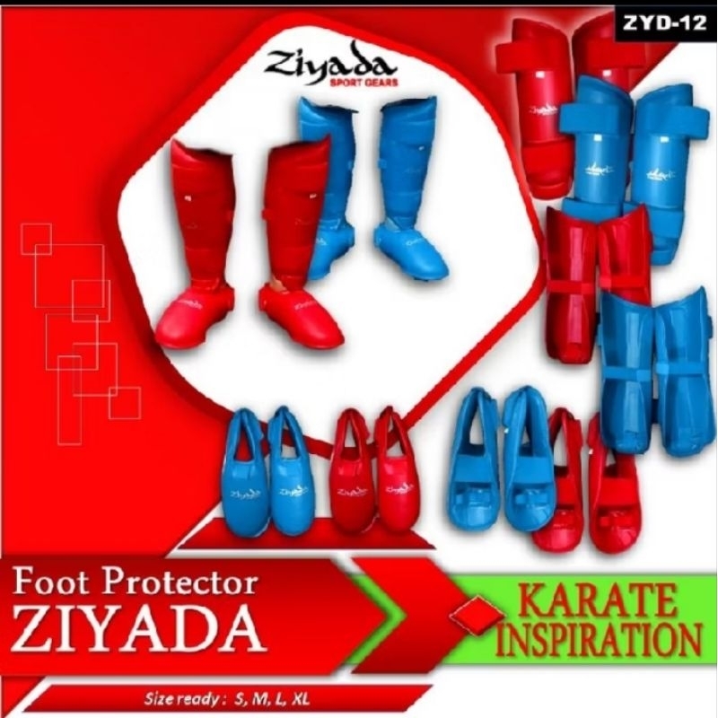Foot Protector Karate Dekker Pelindung Kaki Merk Ziyada
