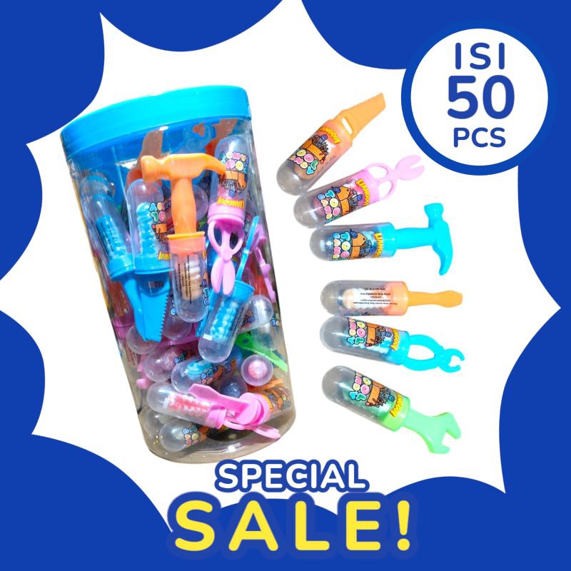 

Permen Tool Candy 1 Toples Isi 50 Pcs