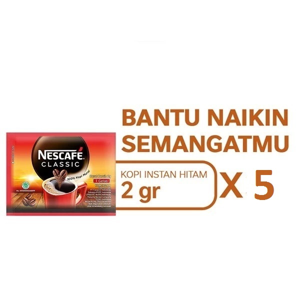 

NESTLE CLASSIC Nescafe CLASSIC 2gr Renceng BUBUK GRANOLA KASAR