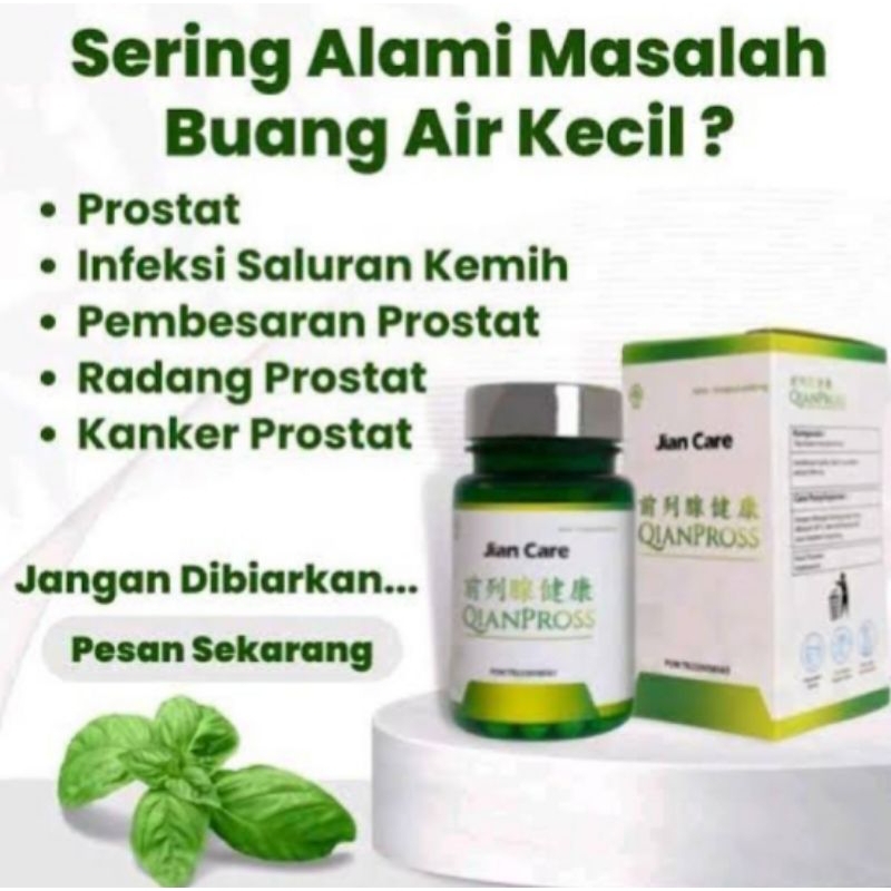 BEST PRODUK  OBAT PROSTAT HERBAL QIANpros Jian CARE MENGATASI KARKER PROSTAT DLL