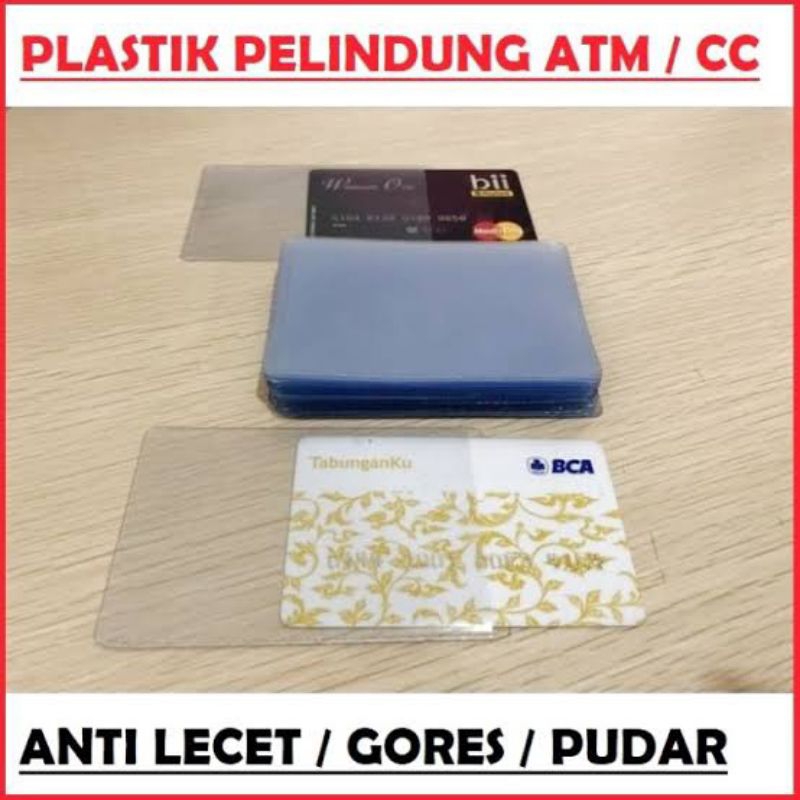 

Plastik pelindung ATM / SIM / KTP / plastic cover