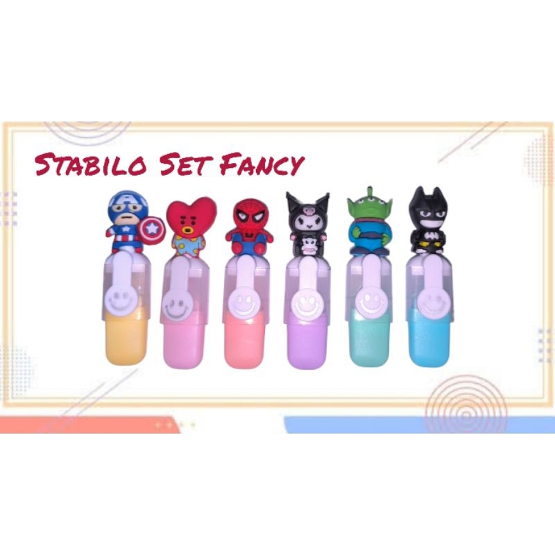 

Stabilo Highlighter Set Fancy 6 vol (SET)