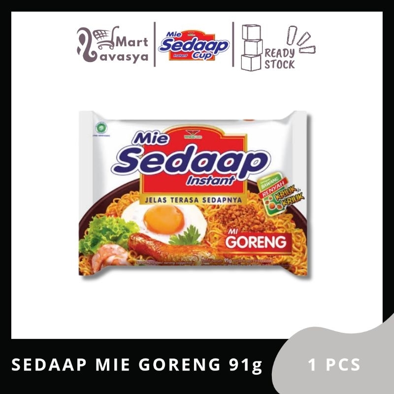 

SEDAAP MIE INSTAN GORENG 91g - 1 PCS - KOTA BANDUNG - LAVASYA MART