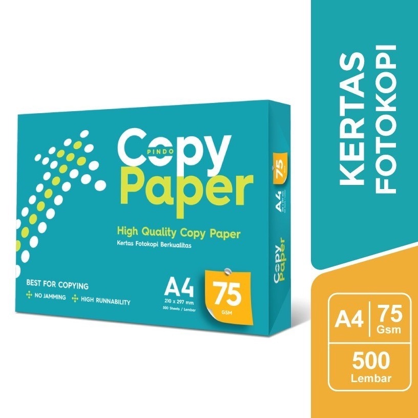 

dhProduk Keren KERTAS HVS A4 75 GSM COPY PAPER 1 RIM 5 LEMBAR Z36