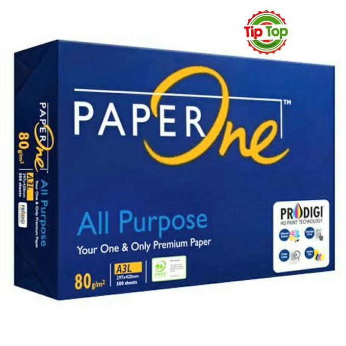 

Best Kertas HVS A3 8 gram Paper One E37