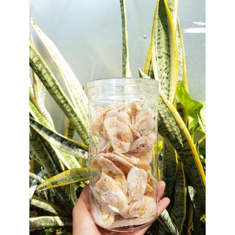 

KERIPIK PISANG LUMER WAKMENOK |200gr| Toples