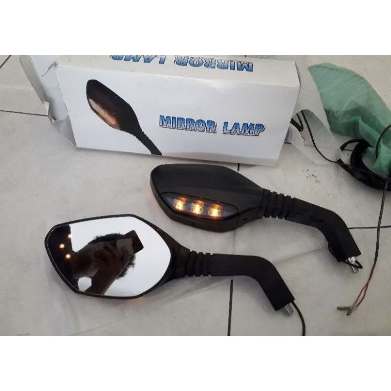BW Spion LED PCX ORI AHM Kaca Spion Led Lampu Sein Honda PCX 160 Led Aksesoris Resmi Honda