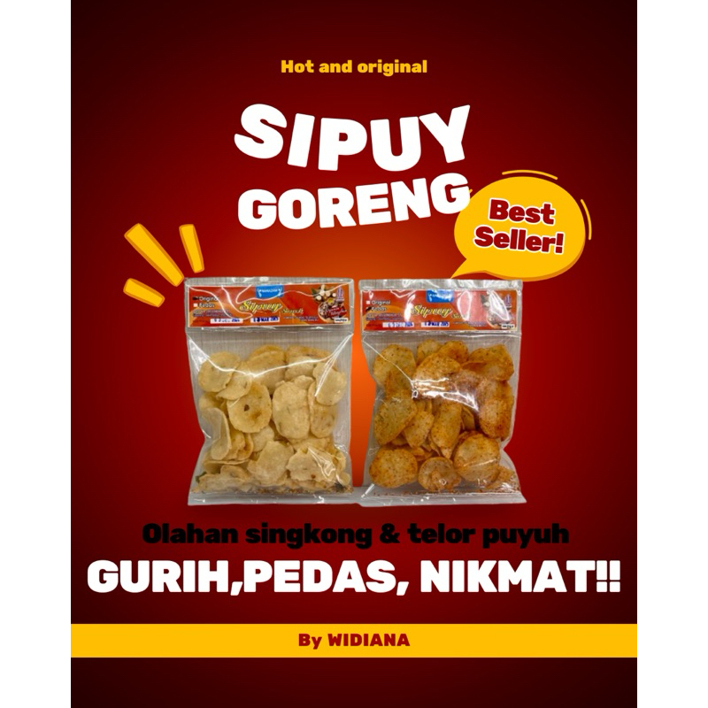 

Keripik Sipuy Goreng Olahan Singkong & Telur Piyuh-BY WIDIANA