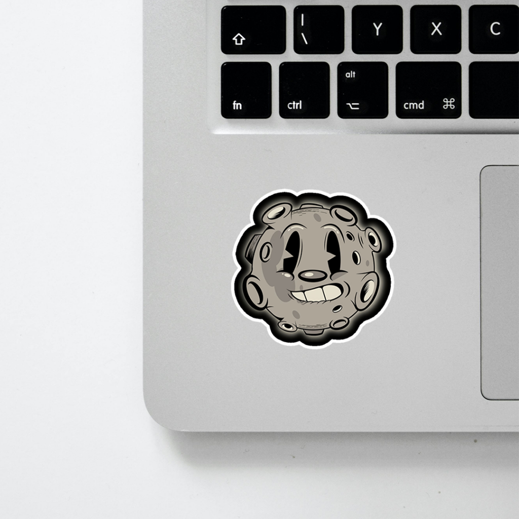 

Sticker Creepy Moon | Sticker Aesthetic Skena | Sticker Samarinda