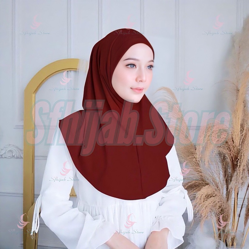 JILBAB INSTAN MALAY KERUDUNG BERGO HAMIDAH INSTAN DAILY UKURAN S