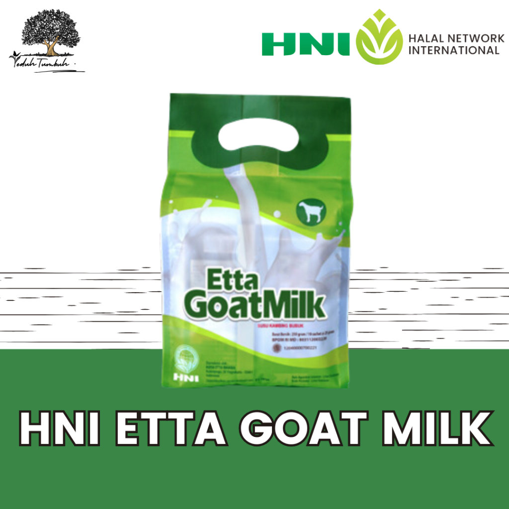 

Etta Goat Milk - Susu Kambing Ettawa Bubuk Original Berkhasiat Menyembuhkan Asma Dan Pengganti Asi Asli Rekomended - HNI BPOM