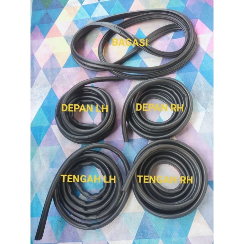 KARET BALON PINTU SAMPING BAGIAN BODY MOBIL KIJANG SUPER FULL SET