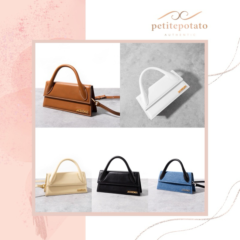 TAS BRANDED WANITA LE CHIQUITO LONG CALF LEATHER / DENIM