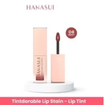 Hanasui Tintdorable Lip Stain Rosy #8 terjangkau/ Lip tint / Lipstik cair ombre termurah