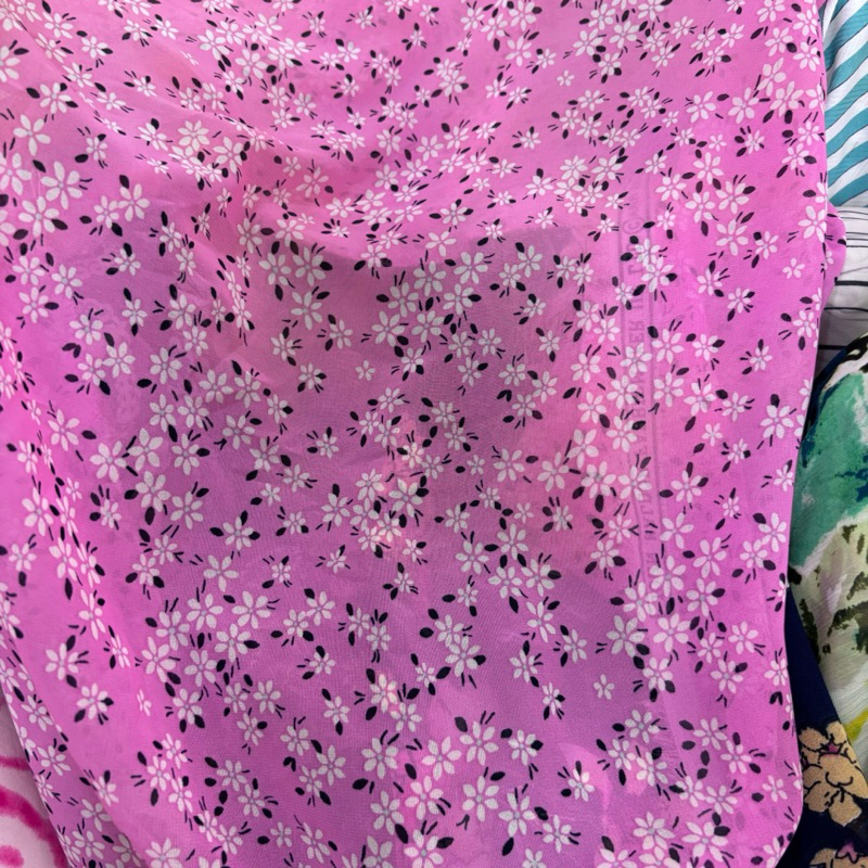 kain ceruty babydoll motif bunga - kain ceruty motif bunga - kain sifon ceruty motif bunga kecil - k