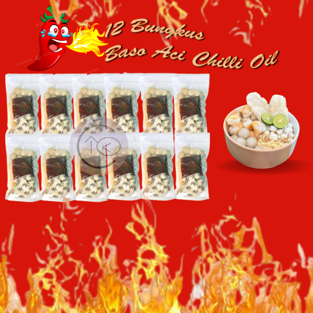 

PAKET USAHA 12 BUNGKUS BASO ACI CHILLI OIL HOTPOT INSTAN