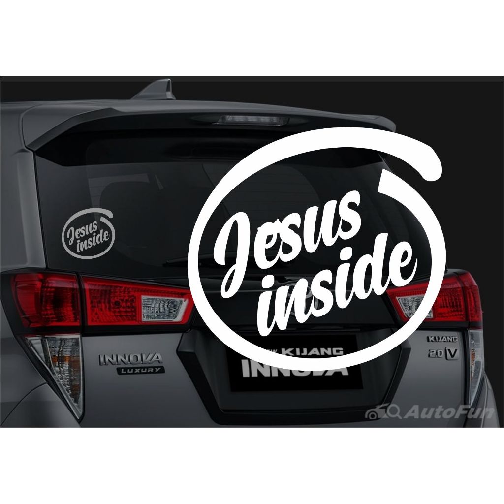 STICKER CUTTING JESUS INSIDE