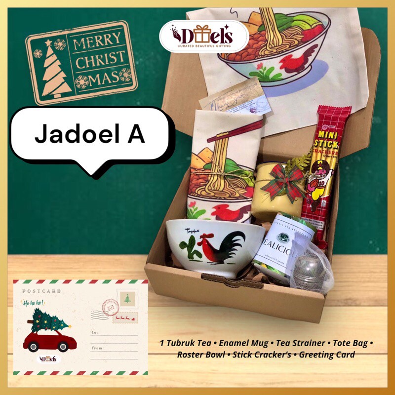 

HAMPER TEH TUBRUK-Hampers Christmas 2024/Hamper Natal/Kado Natal/Hadiah Natal/Parsel Natal/hamper Teh solo/gift box teh