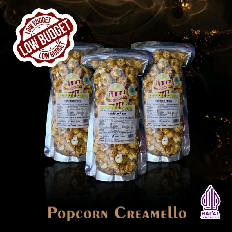 

Creamello Popcorn EKONOMIS Caramel (3 Bungkus)