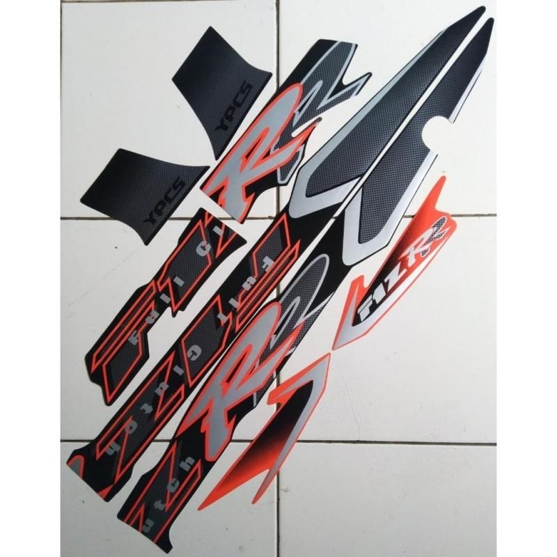 Striping stiker body motor yamaha fiz r 2002 2003 hitam lis body standar fiz r hitam striping fiz r 