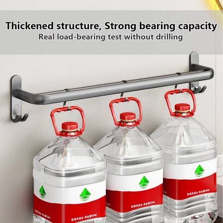 Rak Handuk Organizer Kamar Mandi Tempat Handuk Hitam Organizer Aksesoris Kamar Mandi berkualitas tin