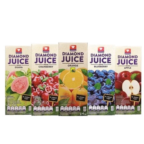 

Diamond juice cranberry / blueberry / jambu 200 ml