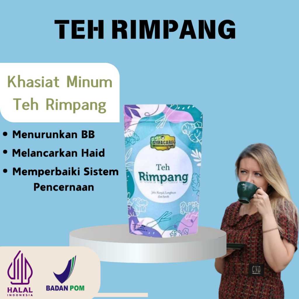 

Teh Rimpang Syifa Care Minuman Teh Celup Ala JSR Original Teh Diet Detox Ampuh Halal BPOM