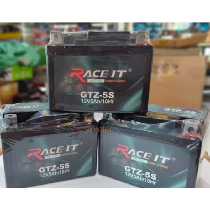 Accu Kering/Aki Full Kering RaceIT Baterai Gtz-5S Kwalitas Terjamin