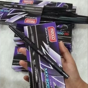

pulpen m2000 polpen alat tulis 1 pack isi 12 tinta hitam