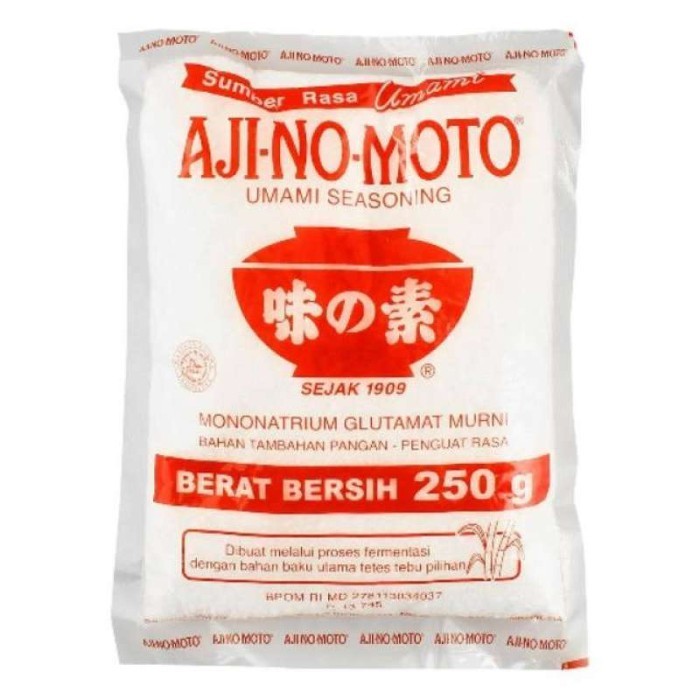 

Aji no moto Vitsin Vetsin Bumbu Penyedap Rasa 250 Gr